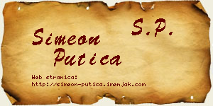 Simeon Putica vizit kartica